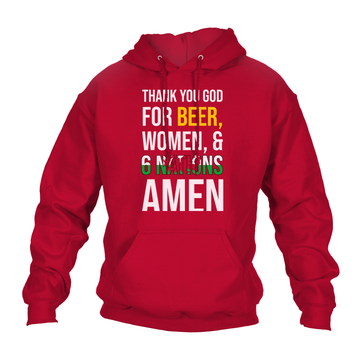 Thank You God (Wales) Unisex Hoodie