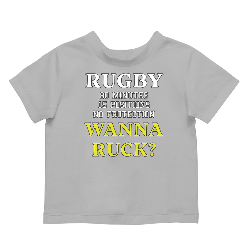 Wanna Ruck? Kids T Shirt