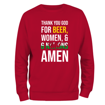 Thank You God (Wales) Unisex Sweatshirt
